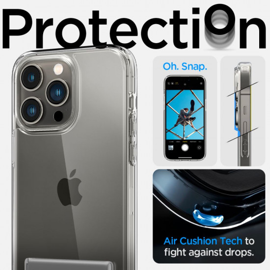 SPIGEN ULTRA HYBRID ”S” IPHONE 14 PRO CRYSTAL CLEAR SPIGEN ULTRA HYBRID ”S” IPHONE 14 PRO CRYSTAL CLEAR