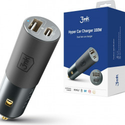 3MK HyperCar Charger Car Charger100W Power Delivery USB-A + USB-C