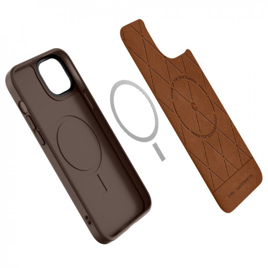 SPIGEN CYRILL KAJUK MAG MAGSAFE IPHONE 14 PLUS SADDLE BROWN SPIGEN CYRILL KAJUK MAG MAGSAFE IPHONE 14 PLUS SADDLE BROWN