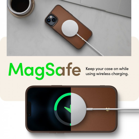SPIGEN CYRILL KAJUK MAG MAGSAFE IPHONE 14 PLUS SADDLE BROWN SPIGEN CYRILL KAJUK MAG MAGSAFE IPHONE 14 PLUS SADDLE BROWN