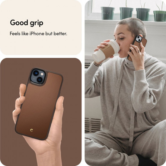 SPIGEN CYRILL KAJUK MAG MAGSAFE IPHONE 14 PLUS SADDLE BROWN SPIGEN CYRILL KAJUK MAG MAGSAFE IPHONE 14 PLUS SADDLE BROWN