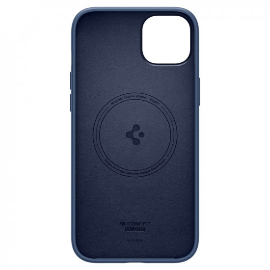 SPIGEN SILICONE FIT MAG MAGSAFE IPHONE 14 PLUS NAVY BLUE SPIGEN SILICONE FIT MAG MAGSAFE IPHONE 14 PLUS NAVY BLUE