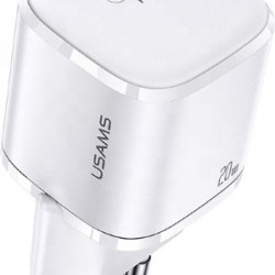 USAMS Wall Charger 1xUSB-C T36 mini 20W PD3.0 Fast Charging white CC124TC02 (US-CC124)