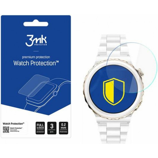 3MK FlexibleGlass Watch Protection Huawei GT 3 Pro Elegant 43mm