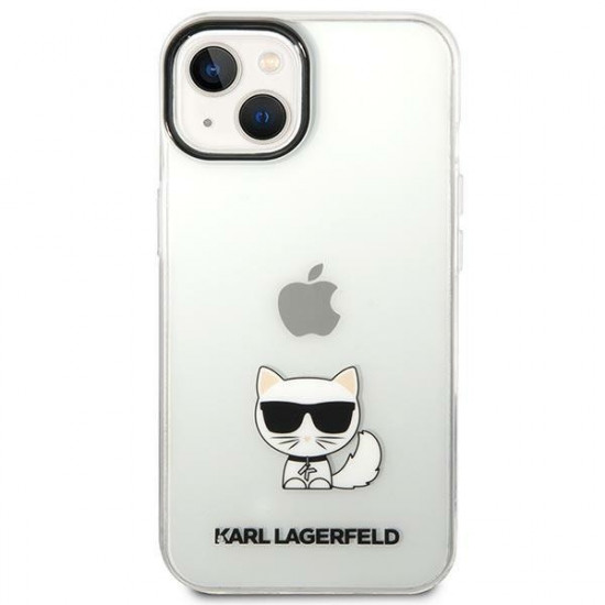 Karl Lagerfeld KLHCP14MCTTR Apple iPhone 14 Plus hardcase transparent Choupette Body