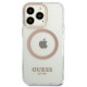 Guess GUHMP13XHTRMD Apple iPhone 13 Pro Max gold hard case Metal Outline Magsafe