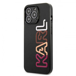 Karl Lagerfeld KLHCP13LPCOBK Apple iPhone 13 Pro black hardcase Multipink Brand