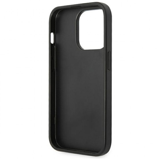 Karl Lagerfeld KLHCP14LGFKPG Apple iPhone 14 Pro hardcase silver Glitter Flakes Ikonik