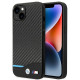 BMW BMHCP14M22NBCK Apple iPhone 14 Plus black Leather Carbon BMW BMHCP14M22NBCK Apple iPhone 14 Plus black Leather Carbon