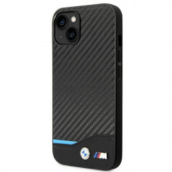 BMW BMHCP14M22NBCK Apple iPhone 14 Plus black Leather Carbon