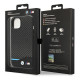 BMW BMHCP14M22NBCK Apple iPhone 14 Plus black Leather Carbon BMW BMHCP14M22NBCK Apple iPhone 14 Plus black Leather Carbon