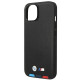 BMW BMHCP14M22PTDK Apple iPhone 14 Plus black Leather Stamp Tricolor