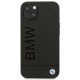 BMW BMHCP14MSLLBK Apple iPhone 14 Plus black Leather Stamp