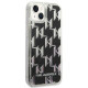 Karl Lagerfeld KLHCP14MLMNMK Apple iPhone 14 Plus hardcase black Liquid Glitter Monogram