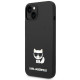 Karl Lagerfeld KLHCP14MSLCTBK Apple iPhone 14 Plus hardcase black Silicone Choupette Body