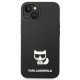 Karl Lagerfeld KLHCP14MSLCTBK Apple iPhone 14 Plus hardcase black Silicone Choupette Body