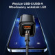 USAMS Wall Charger 1xUSB-C+1xUSB T46 33W PD3.0 +QC3.0 Fast Charging black CC152TC01 (US-CC152)