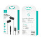 USAMS EP-46 Earphones black 1,2m HSEP4603