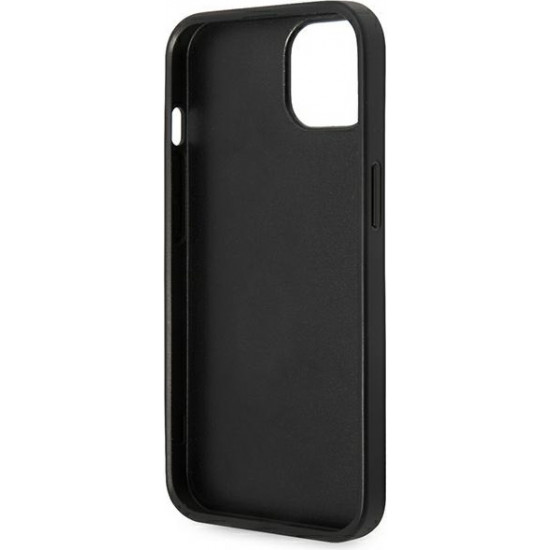 Karl Lagerfeld KLHCP14MSAPKHK Apple iPhone 14 Plus black hardcase Saffiano Karl`s Head Patch