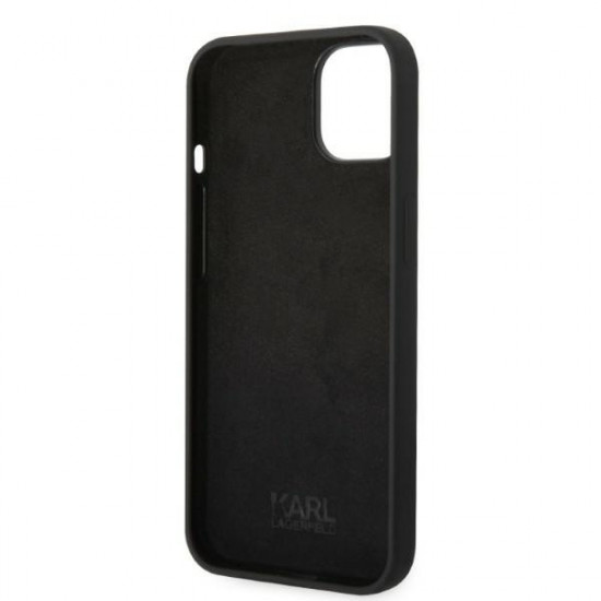 Karl Lagerfeld KLHCP14SSRSGRCK Apple iPhone 14 hardcase black Silicone RSG