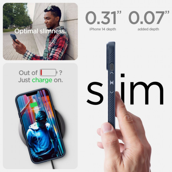 SPIGEN LIQUID AIR IPHONE 14 PLUS NAVY BLUE SPIGEN LIQUID AIR IPHONE 14 PLUS NAVY BLUE