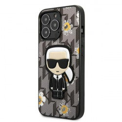 Karl Lagerfeld KLHCP13LPMNFIK1 Apple iPhone 13 Pro grey Flower Ikonik Karl