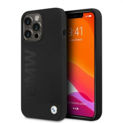 BMW BMHMP13LSLBLBK Apple iPhone 13 Pro black hardcase Silicone Signature Logo Magsafe