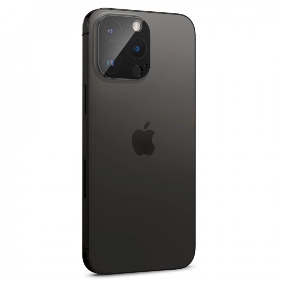 Spigen Optik. TR Camera Protector Camera tempered glass (2 pcs) iPhone 14 Pro / 14 Pro Max black Spigen Optik. TR Camera Protector Camera tempered glass (2 pcs) iPhone 14 Pro / 14 Pro Max black