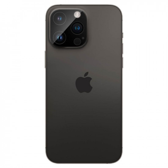 Spigen Optik. TR Camera Protector Camera tempered glass (2 pcs) iPhone 14 Pro / 14 Pro Max black Spigen Optik. TR Camera Protector Camera tempered glass (2 pcs) iPhone 14 Pro / 14 Pro Max black