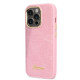 Guess GUHCP14LHGCRHP Apple iPhone 14 Pro pink hardcase Croco Collection