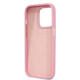 Guess GUHCP14LHGCRHP Apple iPhone 14 Pro pink hardcase Croco Collection