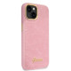 Guess GUHCP14SHGCRHP Apple iPhone 14 pink hardcase Croco Collection