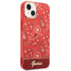 Guess GUHCP14MHGBNHR Apple iPhone 14 Plus red hardcase Bandana Paisley