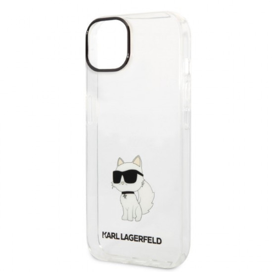 Karl Lagerfeld KLHCP14MHNCHTCT Apple iPhone 14 Plus transparent hardcase IML NFT Choupette