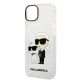 Karl Lagerfeld KLHCP14MHNKCTGT Apple iPhone 14 Plus transparent hardcase IML GLIT NFT Karl&Choupette