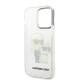 Karl Lagerfeld KLHCP14LHNKCTGT Apple iPhone 14 Pro transparent hardcase IML GLIT NFT Karl&Choupette