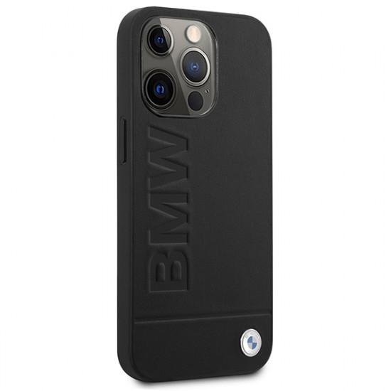 BMW BMHMP14LSLLBK Apple iPhone 14 Pro black hardcase Signature Logo Imprint Magsafe BMW BMHMP14LSLLBK Apple iPhone 14 Pro black hardcase Signature Logo Imprint Magsafe