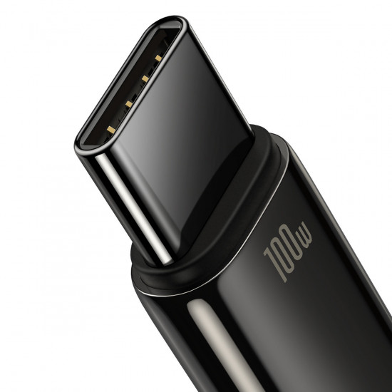 Baseus Tungsten Gold Cable USB/USB-C 480Mbps 100W 2m black