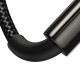 Baseus Tungsten Gold Cable USB/USB-C 480Mbps 100W 2m black