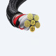 Baseus Tungsten Gold Cable USB/USB-C 480Mbps 100W 2m black