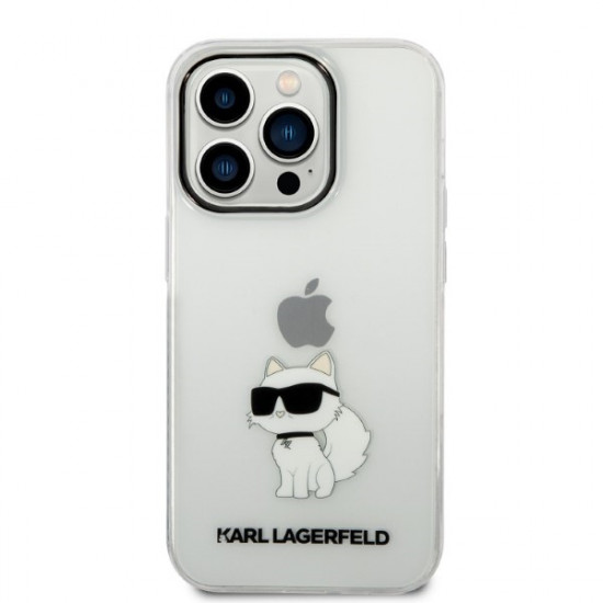 Karl Lagerfeld KLHCP14XHNCHTCT Apple iPhone 14 Pro Max transparent hardcase IML NFT Choupette