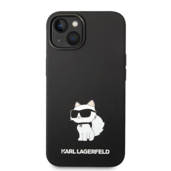 Karl Lagerfeld KLHCP14MSNCHBCK Apple iPhone 14 Plus hardcase black Silicone Choupette