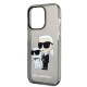 Karl Lagerfeld KLHCP14XHNKCTGK Apple iPhone 14 Pro Max black hardcase IML GLIT NFT Karl&Choupette