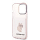 Karl Lagerfeld KLHCP14XHNCHTCP Apple iPhone 14 Pro Max pink hardcase Ikonik Choupette