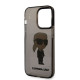 Karl Lagerfeld KLHCP14XHNIKTCK Apple iPhone 14 Pro Max black hardcase Ikonik Karl Lagerfeld