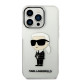 Karl Lagerfeld KLHCP14XHNIKTCT Apple iPhone 14 Pro Max transparent hardcase Ikonik Karl Lagerfeld