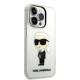 Karl Lagerfeld KLHCP14XHNIKTCT Apple iPhone 14 Pro Max transparent hardcase Ikonik Karl Lagerfeld