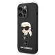 Karl Lagerfeld KLHCP14XSNIKBCK Apple iPhone 14 Pro Max hardcase black Silicone Ikonik