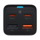 Baseus GaN3 Pro Desktop Fast Charger 2C+2U 65W EU Black(Include: Baseus Xiaobai series fast charging Cable Type-C to Type-C 100W(20V/5A) 1m Black）