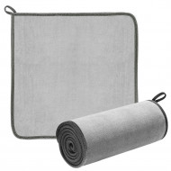 Baseus 2x microfiber towel to dry washing car 40 cm x 40 cm gray (CRXCMJ-0G)